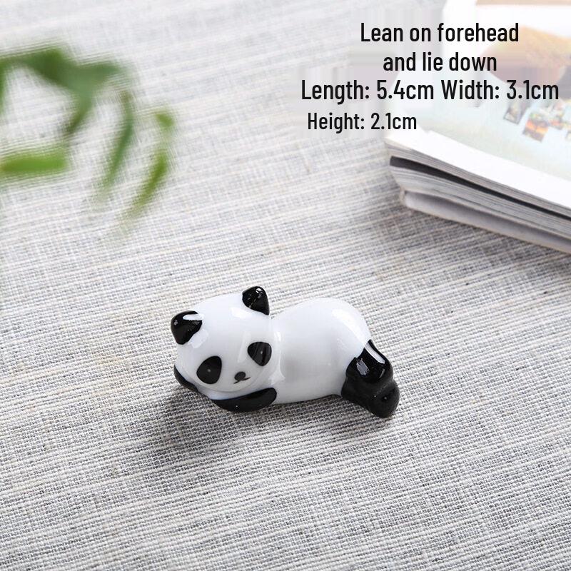 Cute Panda Ceramic Chopstick Rest & Pen Holder