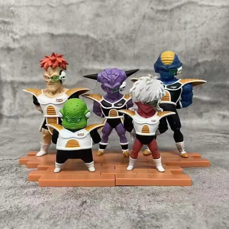 Anime Super Saiyan Q Version Capsule Corp Ginyu Force Villain Figure Model Pvc