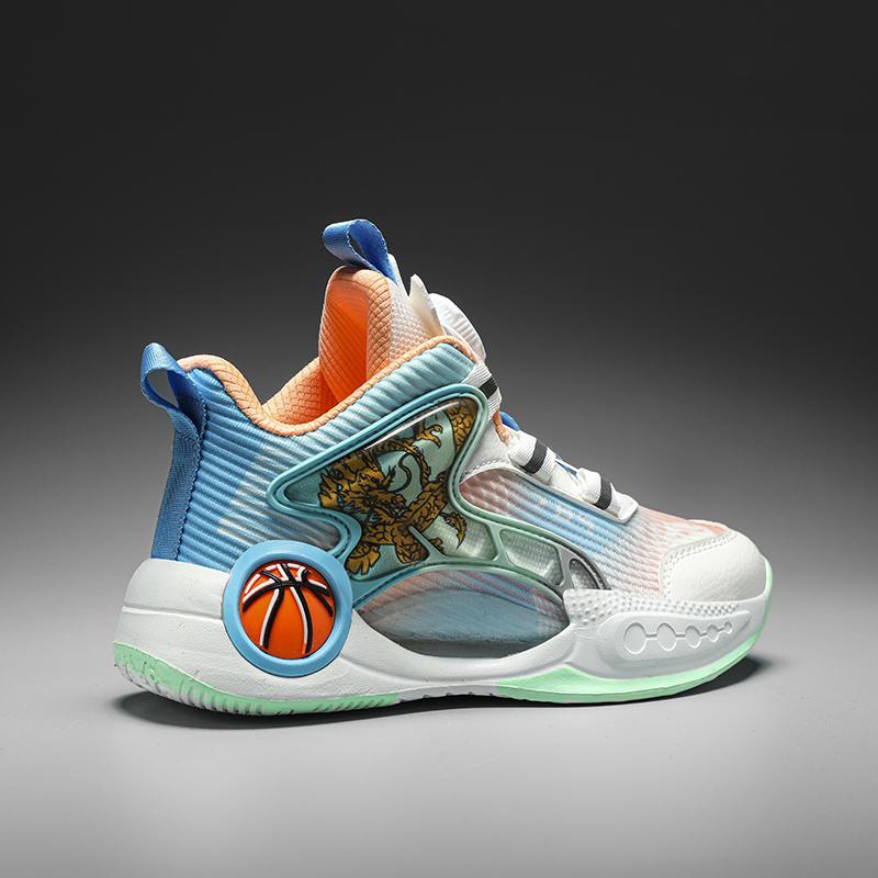 31-40 Children's Oversized Breathable Fashionable Sports and Leisure Shoes High Top Basketball Shoes Running Shoes
