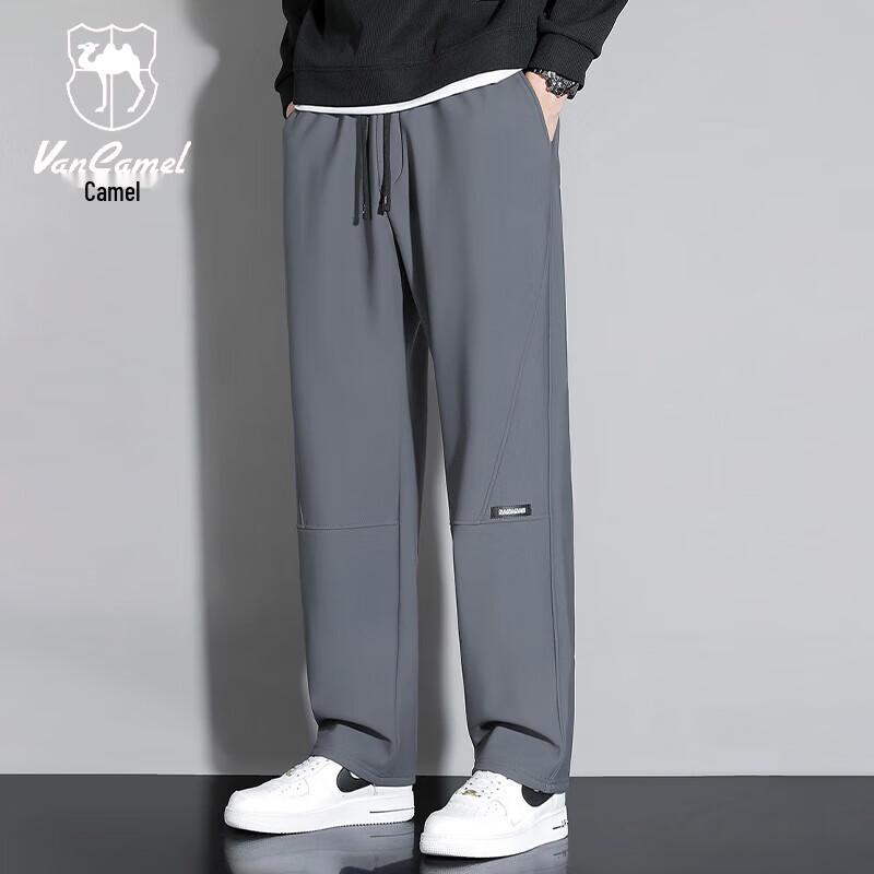 VANCAMEL Men s Spring/Autumn Casual Straight-Leg Pants 4XL