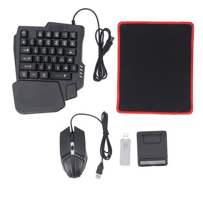 Zestaw Konwertera Klawiatury i Myszy do Gier Mobilny Gamepad Combo Inteligentny Pistolet Ciśnieniowy
