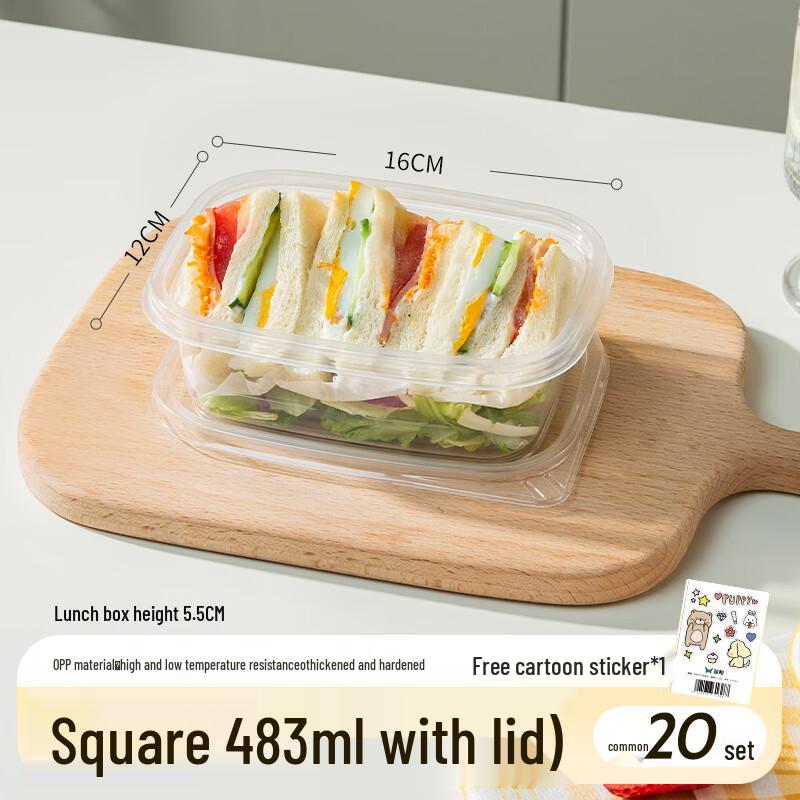 Double Gun Eco-Friendly Rice Husk Disposable Bento Box Set