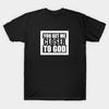 Men Black Print T-shirt Closer No-Cut Heat Transfer Print Cotton Tshirt