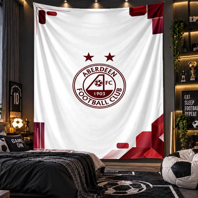 Tapiz Colgante de Pared Impresión del Aberdeen FC Tela para Sala de Estar Dormitorio Decoración del Hogar