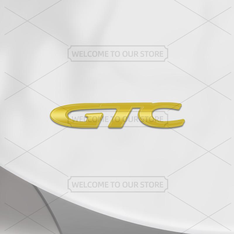 Car 3D Metal GTC Body Emblem Grille Badge Decals Auto Tail Sticker For Opel Astra Vectra Zafira Vivaro Insignia Rocks OPC Junior VS5