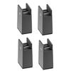 4Pieces Practical Furniture Risers 2Inch Height Adjustable Bed Leg Extenders Convenient for Small Space Daily Use