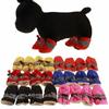 4pcs/set Warm Winter Pet Dog Boots Waterproof Puppy Shoes Protective Anti-slip Apparel for Small Dog Puppy Dogs Socks Booties