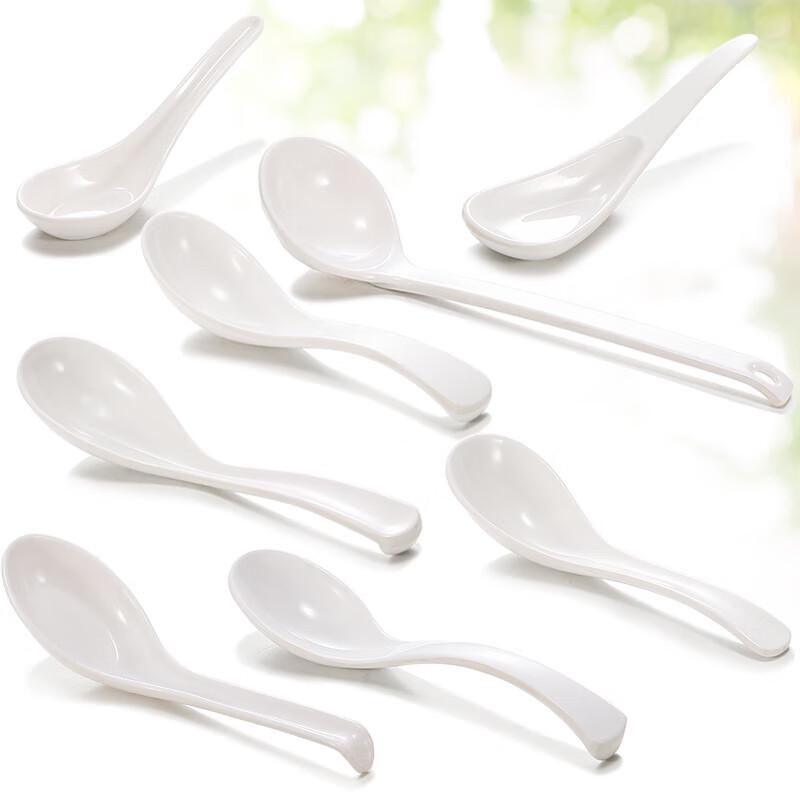 NHZHIW Melamine Soup Spoon