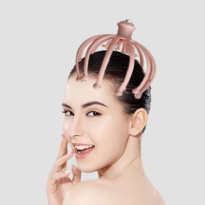 Octopus-Kopfmassagegerät mit 12 Massagekrallen, tragbares ergonomisches Design, einfache Bedienung, Gerät zur tiefen Kopfhautmassage