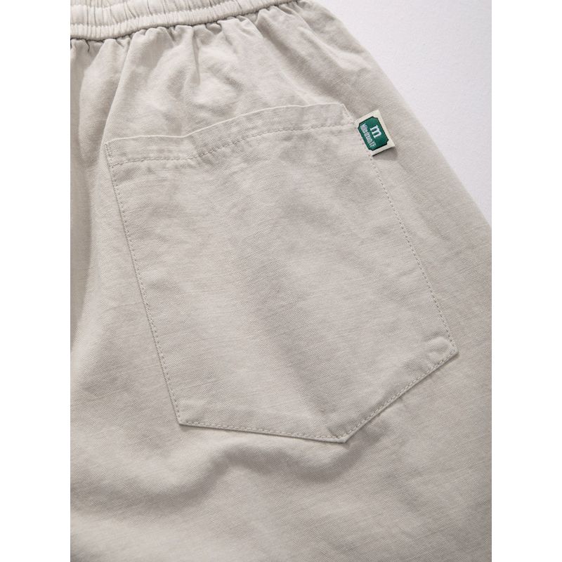 Trendy Japanese Style Drawstring Minimalist Easiest for Match Casual Shorts