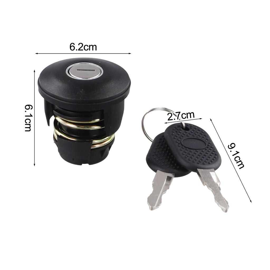 Car Fuel Cap Lock with 2 Keys 5899119 for Fiat for Ducato for C25 for J5 for Talbot for Express 46576969 Plastic