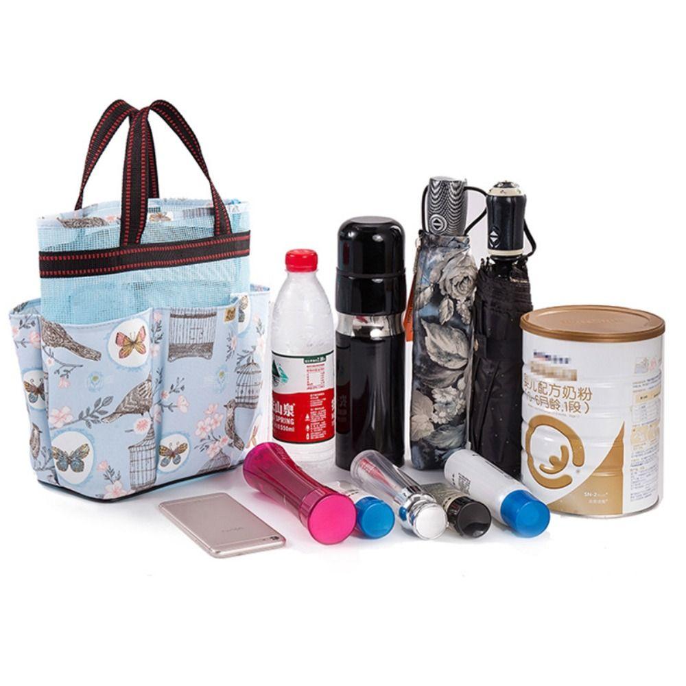 Bag Flower Printing Wash Pouch Cosmetic Bags Korean Storage Bags Toiletry Handbag Women Clutch Bag