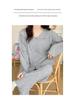 Maternity Lounge Set: Loose-Fit Plus Size Pajamas for Spring & Autumn - Ideal for Postpartum Nursing & Homewear