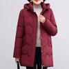 Wintermantel Damen Oberbekleidung Mit Kapuze Lässig Dick Warm Übergröße Parkas Winterjacken für Damen Mittleres Alter