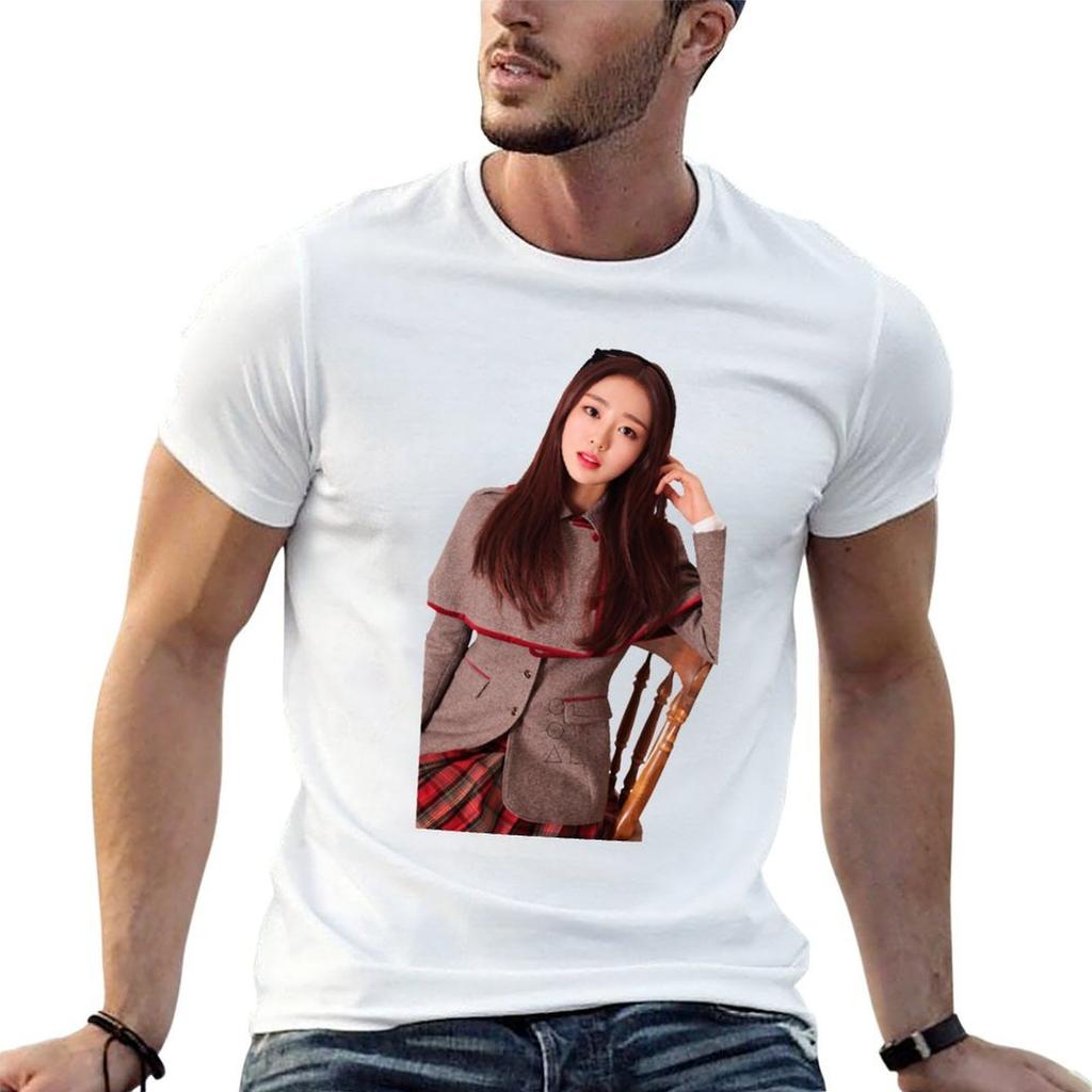 yves from loona official photoshoot T-Shirt Novelty Print Casual Tee Shirt