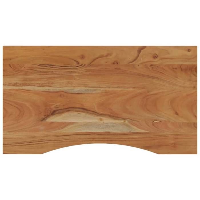 VidaXL Dessus de bureau 90x50x2,5cm rectangulaire bois massif d'acacia 370163
