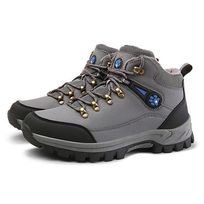 Pantofi de bumbac pentru bărbați de dimensiuni mari Pantofi de drumeție înalți Cizme de alpinism Pantofi de exterior 39-48
