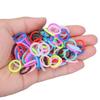 Pack Of 100 Pigeons Identification Rings In Various Color For Better Training Efficiency And Easy Distinction