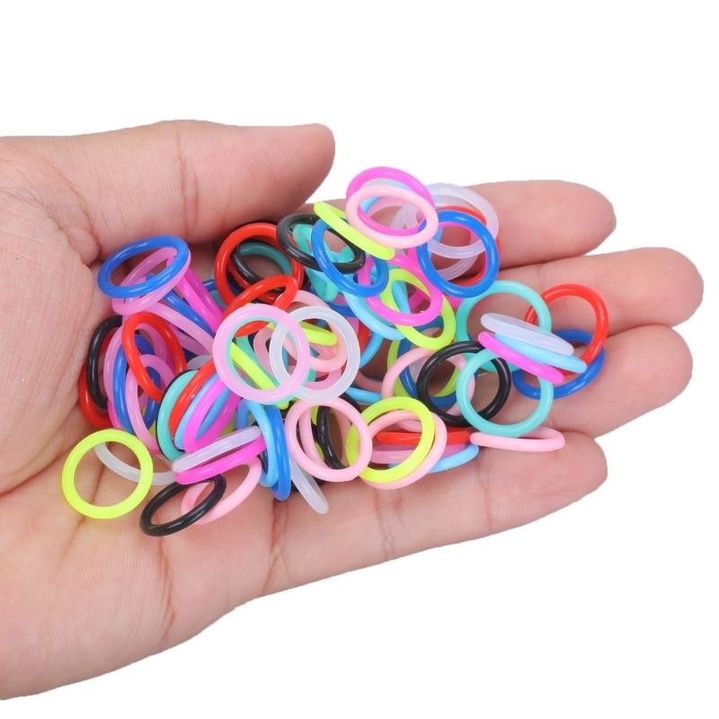 Pack Of 100 Pigeons Identification Rings In Various Color For Better Training Efficiency And Easy Distinction