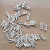 100 Pcs Mini Wood Clips Photo Paper Peg Pin Clothespin Home Wedding Party Decoration Accessories