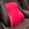 Car Cushion Neck Pillow Car Headrest Vehicle Waist Back Orthopedic Pillow Memory Foam Car Travel Pillow Relieve Waist Pain Black