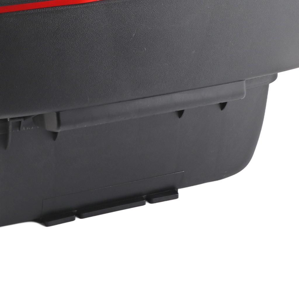 Motorcycle Rear Top Box 45L Capacity   Waterproof Shockproof Tail Storage Trunk for Scooter