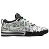 Nike Pantofi sport unisex Air Sesh cu imprimeu integral alb-platină pură-verde DD3680-002
