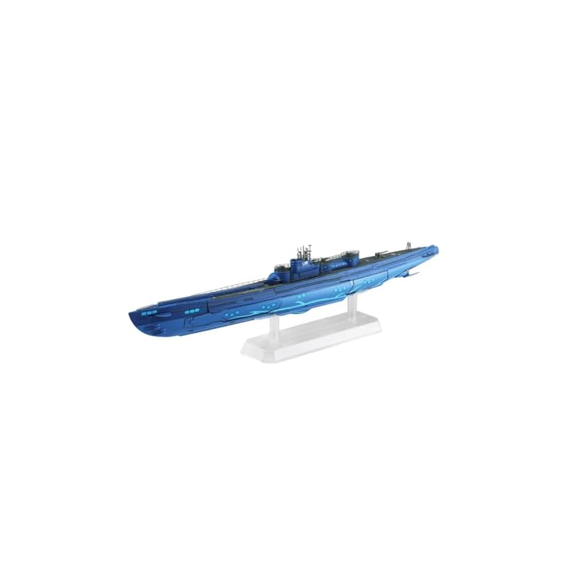 Aoshima Bunka Kyozai (AOSHIMA) 1/350 Scale Ars Nova Submarine Blue Steel I-401, Approximately 260mm, PS Plastic Model