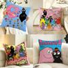 Cartoon BBarbapapa Cushion Cover Pillow Case Antidustmite Pillowcase Silky Short Plush Sofa Cushion Cover hot