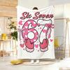 Artwork S-SIX SEVEN67 Throw Soft Warm Throw Blanket for Bedroom Living Room Bed Travel Camping Picnic Gift