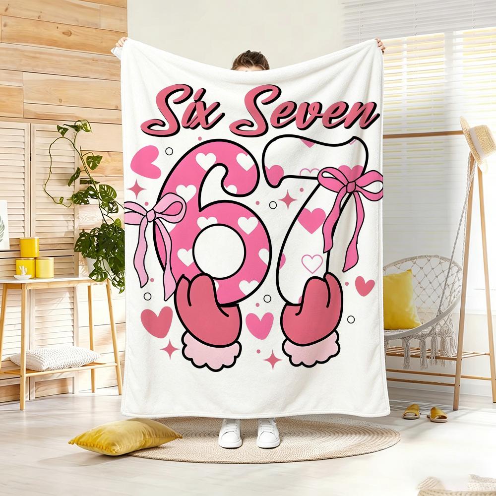 Artwork S-SIX SEVEN67 Throw Soft Warm Throw Blanket for Bedroom Living Room Bed Travel Camping Picnic Gift