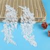 Embroidery Car Bone Pair Flower Wedding Dress Evening Dress Children'S Princess Dress Patch Pair Flower Bride Headdress Jewelry Headband Accessories