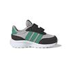 Adidas Run 70s I Cinza Verde Campo Tênis de Bebê Cinza-Dois Preto Núcleo HP7666