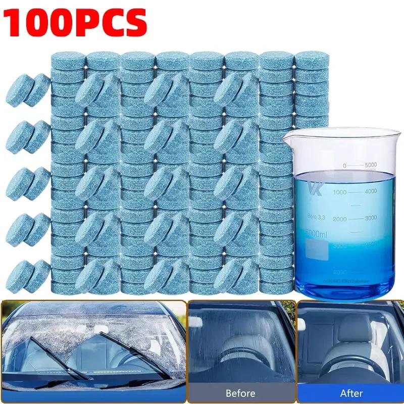 Solid Car Windshield Cleaner Effervescent Tablets Windscreen Window Dust Wiper Car Cleaning Tool Car Accessories