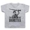 ARMY MY BOOMSTICK OF DARKNESS UNOFFICIAL HORROR FILM KIDS CHILDS T-shirt