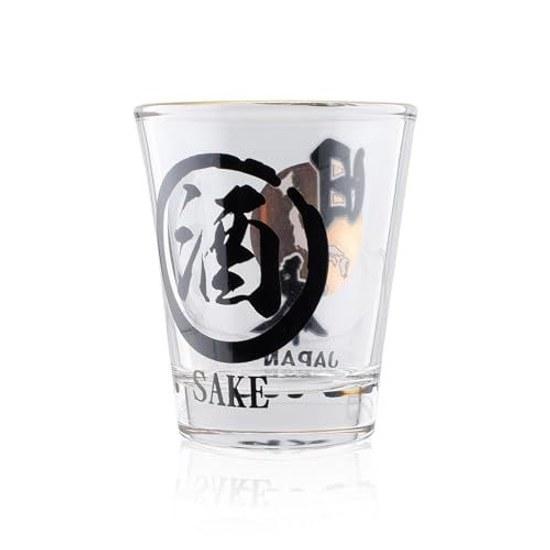 Morikuru Shot Glass Japanese Pattern GuinomI O-choko Sake Whiskey TK08-41 Character