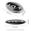 3D Metal Aluminum Car  Badge Decor Sticker Trunk Window Decal Accessory For KIA KN Pegas Sorento Soul Cerato Optima Niro Ceed K5