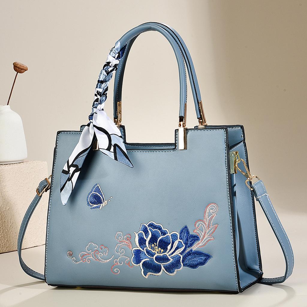 Geschenktasche Handtasche neu Messenger große Kapazität Atmosphäre Dame mittleren Alters gibt Muttertasche Geburtstag Damentasche Hochzeit