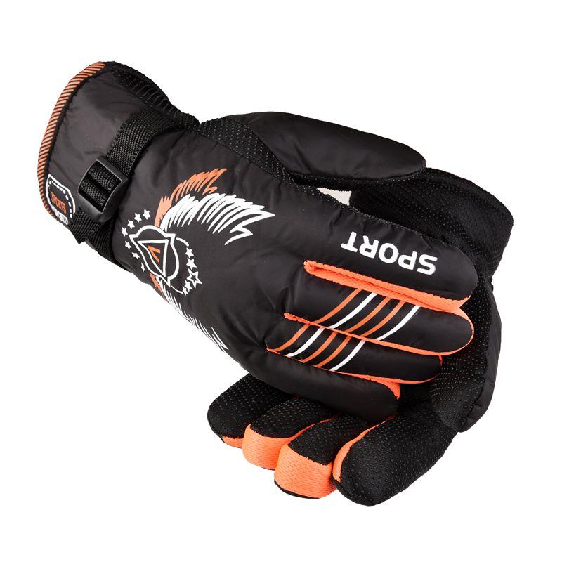 

Перчатки Мужские Зимние Лыжные Флисовая Подкладка Утолщенный Хлопок Heattech Студенческие Ветрозащитные Для Верховой Езды Защита от Холода Мотоциклетные Зимние Водонепроницаемые Eagle Label Orange One size