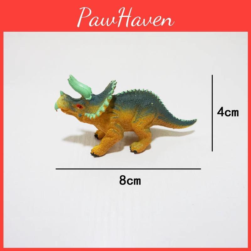 Rex And T Triceratops Model Set With Pvc Material For Collectors And Toys Kids