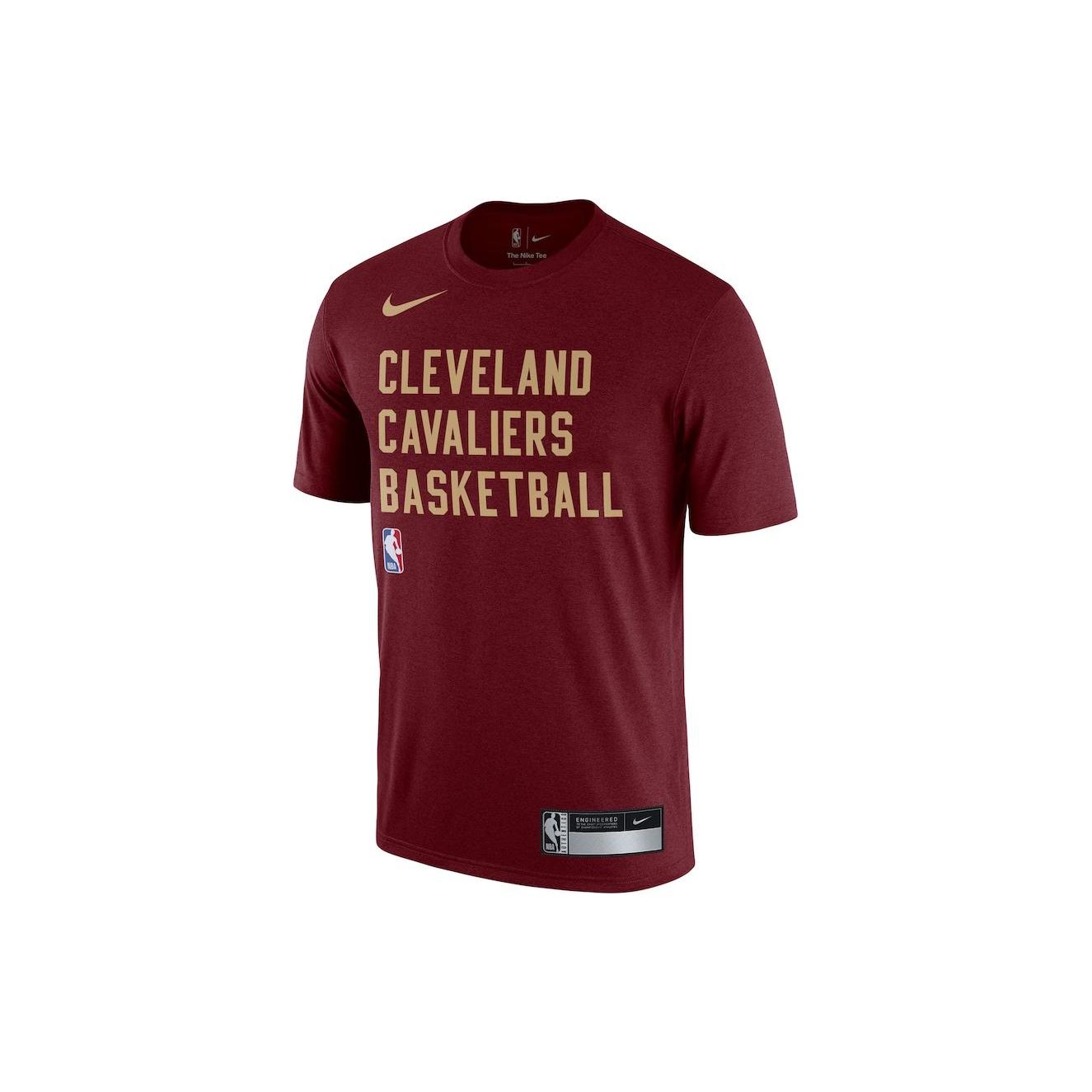 

Nike Cleveland Cavaliers 23-24 Сезон Буквенный Принт Трикотаж Тренировочная Футболка Круглый Вырез Короткий Рукав Мужские Топы Красный FJ0172-677 M
