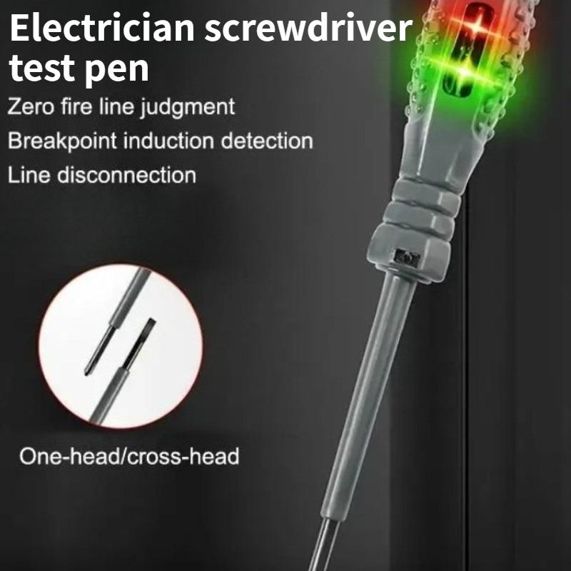 2-in-1 Multi-functional Electrician Screwdriver Non-contact Induction Power Tester for Home Inspections Electric Tool