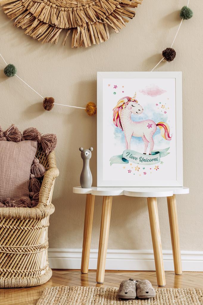 Unicorn Baby Poster