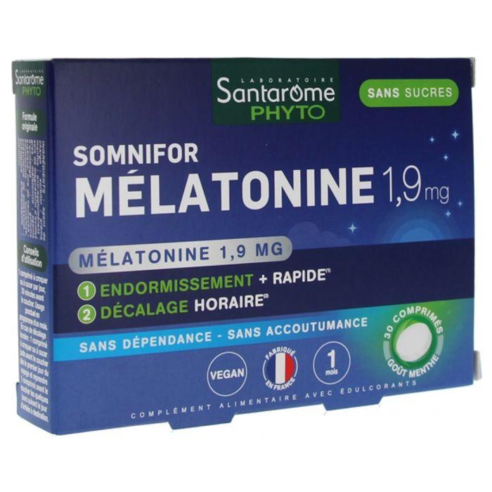Santarome Somnifor Mélatonine 1,9 Mg 30 Comprimés - Image 3