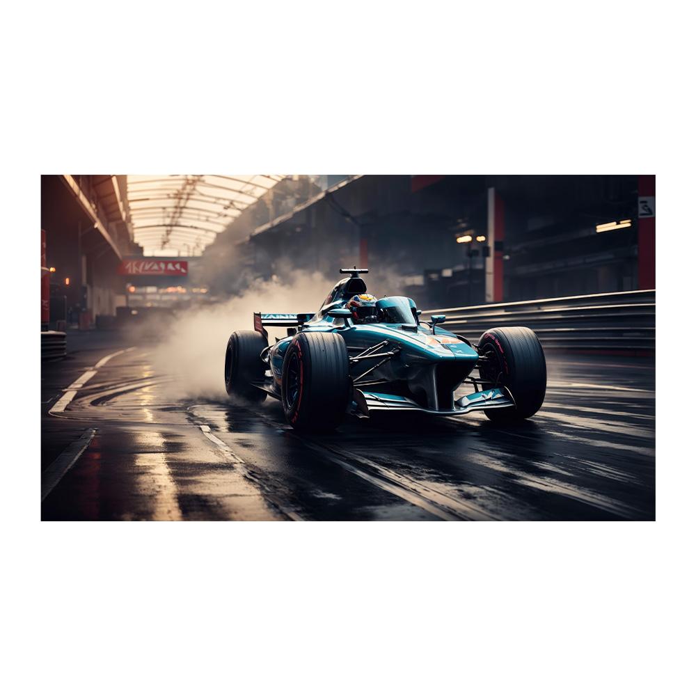 Racing Car Wall Art Picture Vehicle Modern Canvas Painting Poster and Print for Living Room Bedroom Home Decor
