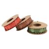 3 Rolls Fall Ribbons for Crafts 3 Color DIY Wreath Gift Wrapping Bouquets Decorations Maple Leaf Thanksgiving Autumn Ribbons