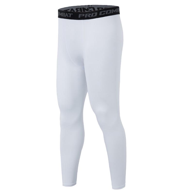 Men’s Quick-Dry Compression Sports Pants – High Elastic, Moisture-Wicking Base Layer for Running, Basketball, and Fitness.