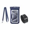 Fashion Adjustable Strap Waterproof Phone Pouch Armband Lightweight Transparent Hanging Neck Bag PVC Touch Screen Dry Bag Pool