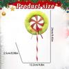 Candy Cane Decorations For Tree Winter Festival Candy Ornaments Fireplace Garden Tree Branch Decorating Peppermint Candy