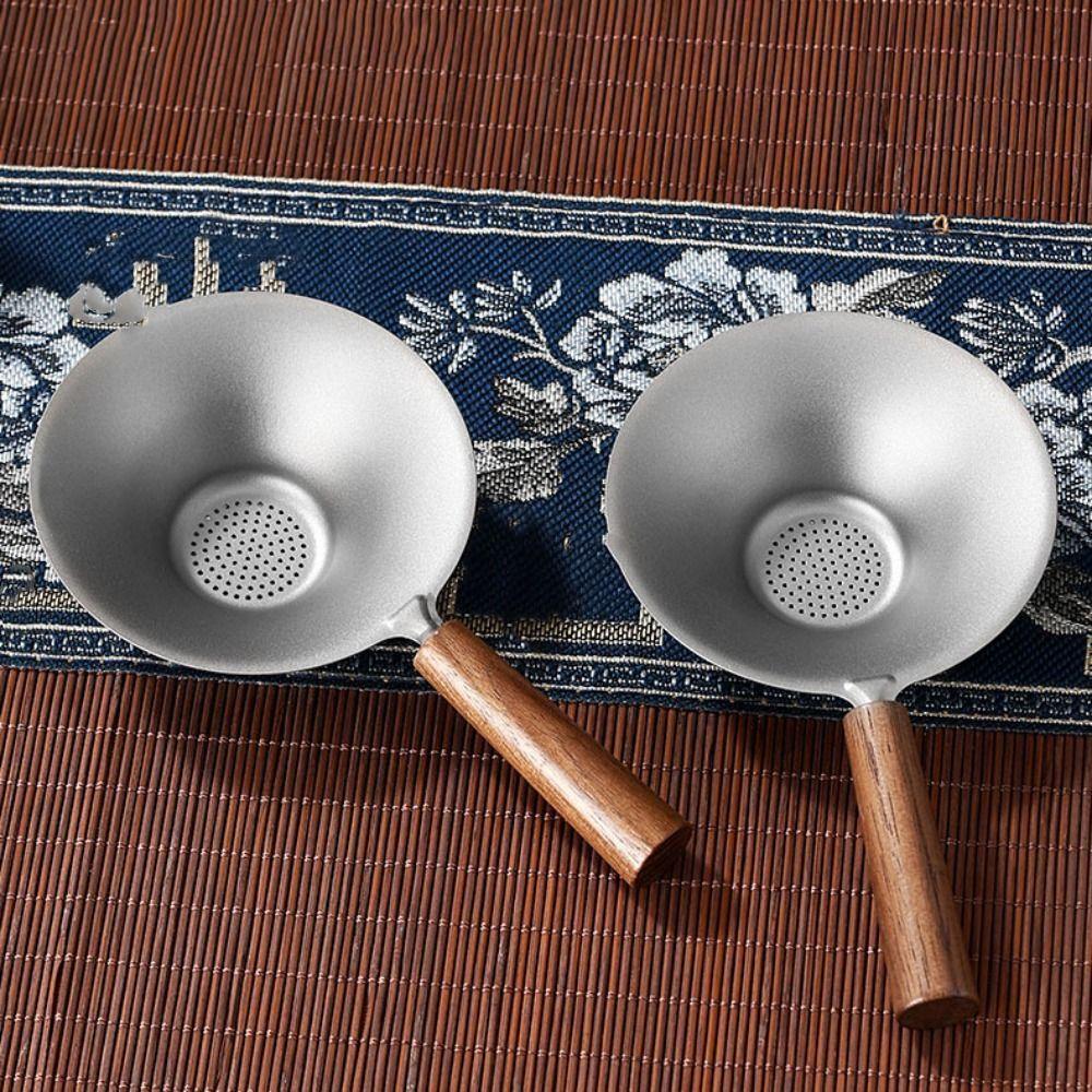 Kung Fu Teezubehör Titan Teesieb Integrierter Feinmaschiger Teefilter Korrosionsbeständig Leicht Tee-Infuser Hotel